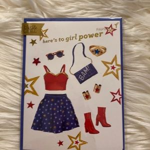 Wonder Woman Birthday “Girl Power” card.